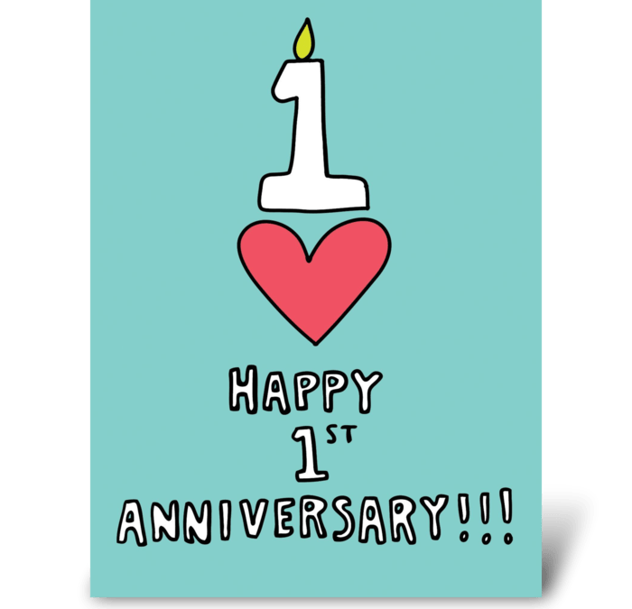 Celebrating our first anniversary!